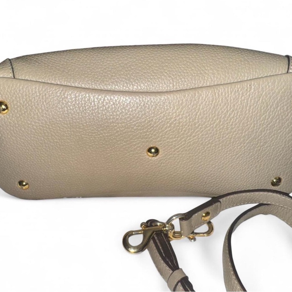 MCM two ways Beige Leather Top-Handle Women’s Bag with Gold Hardware - Picture 3 of 6